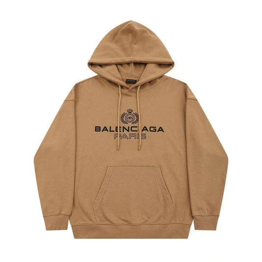 Balenciaga Paris Laurel Hoodie "Brown"