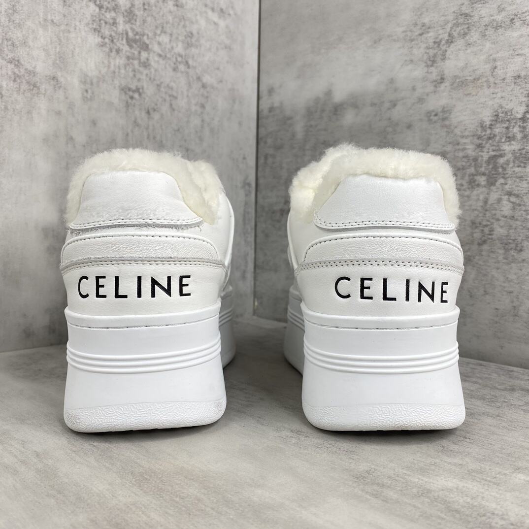 Celine Platform Low-Top "White"
