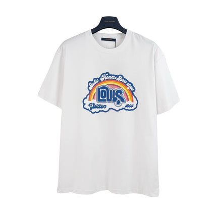 Louis Vuitton Rainbow Print T-Shirt "White"