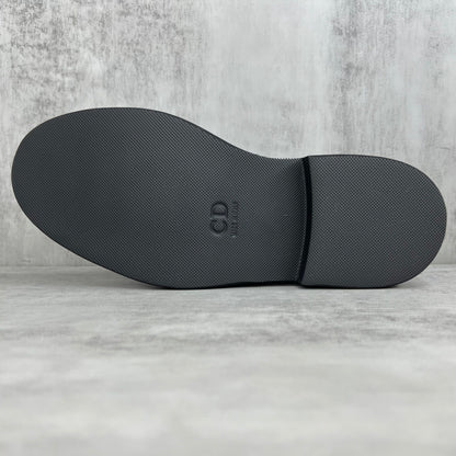 Dior Leather Oxford Shoes "Black"