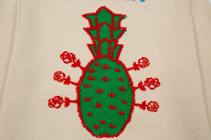 Gucci Pineapple Cardigan "Ivory"