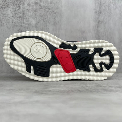 Off-White Sponge Mid "Red-Black-Blue"