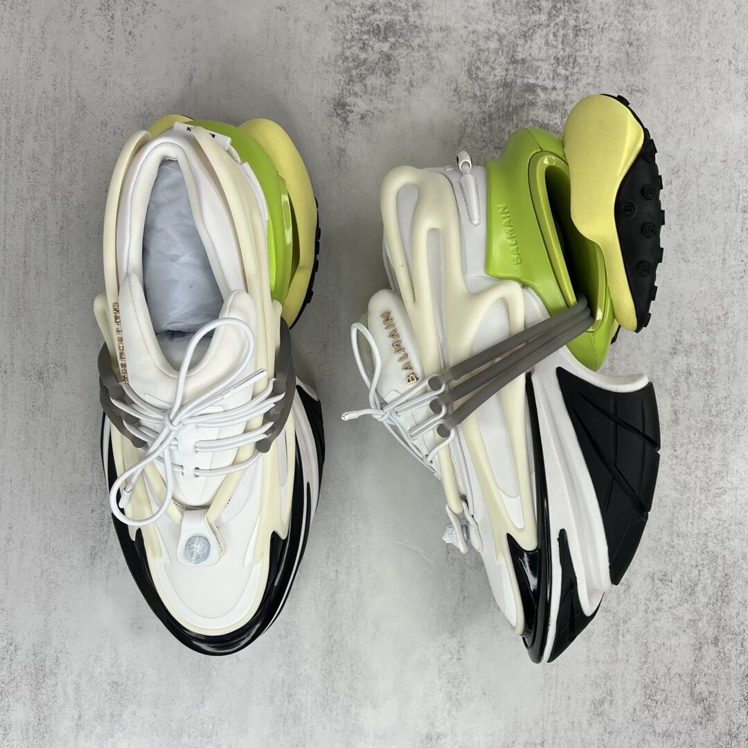 Balmain Unicorn "White-Green-Yellow"