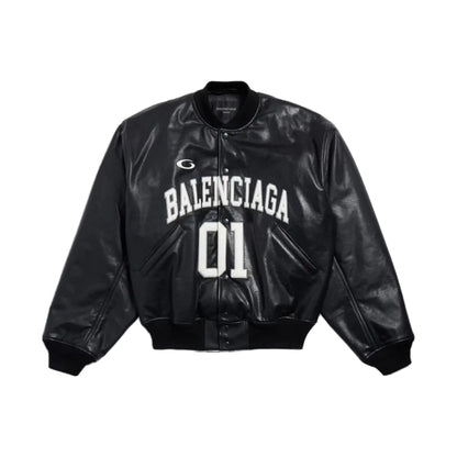 Balenciaga Basketball Bomber Jacket "Black-White"