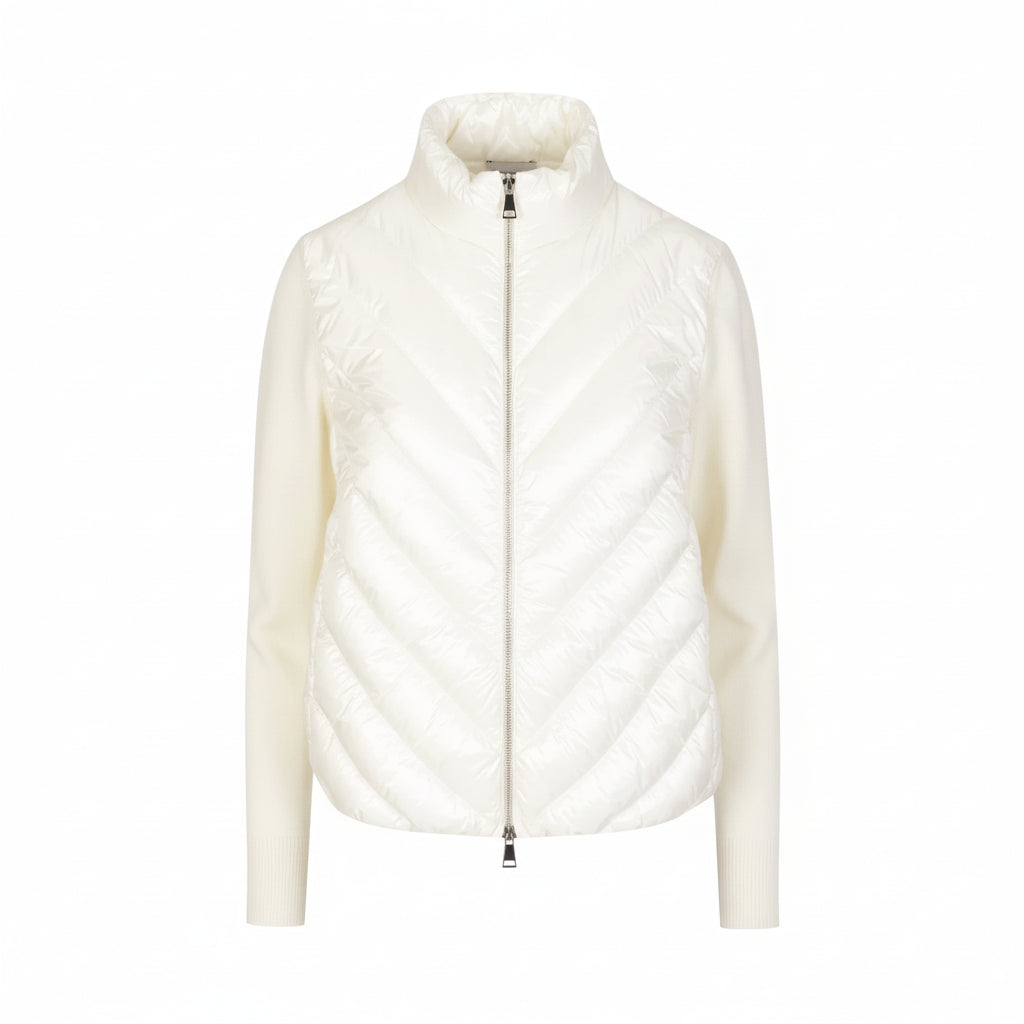 Moncler Hybrid Down Top "White"