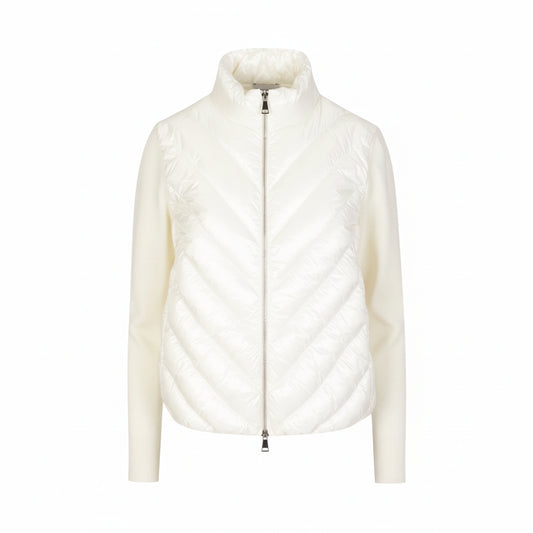 Moncler Hybrid Down Top "White"