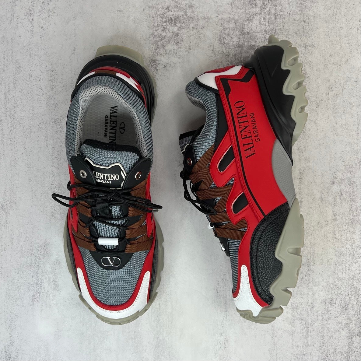 Valentino Garavani Climbers "Red-Grey-Black"