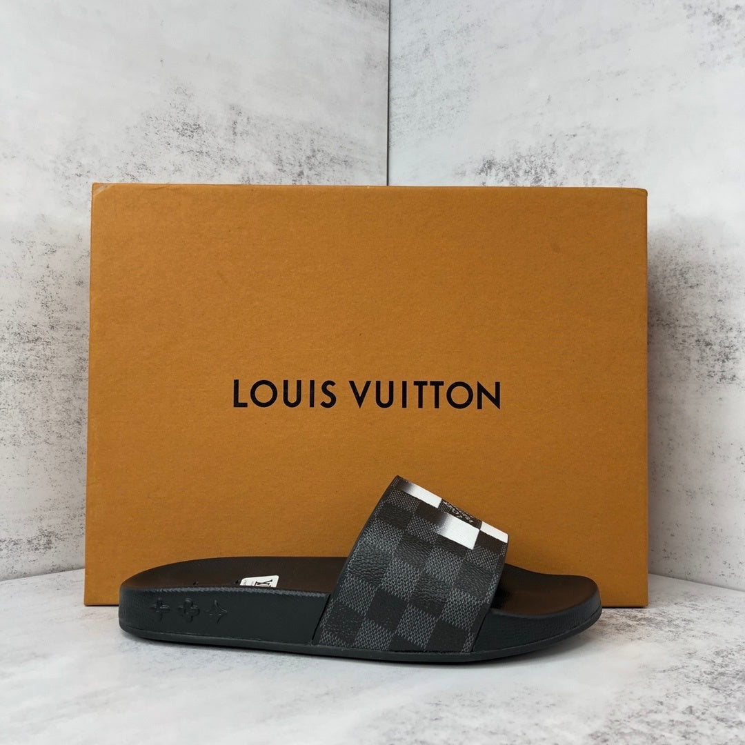 Louis Vuitton Slides "Black-White"
