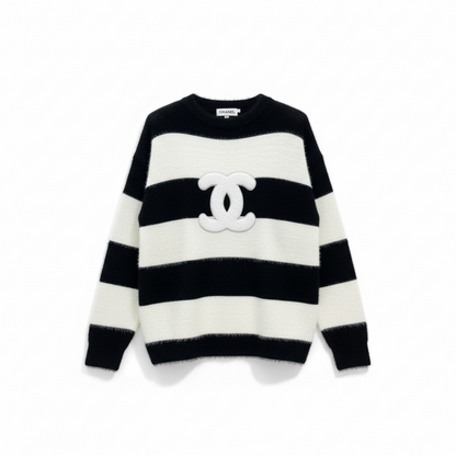 Chanel Sweater "Black-White"