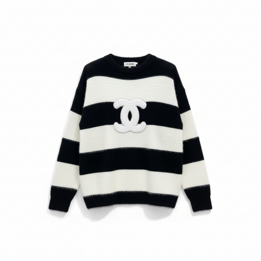 Chanel Sweater "Black-White"