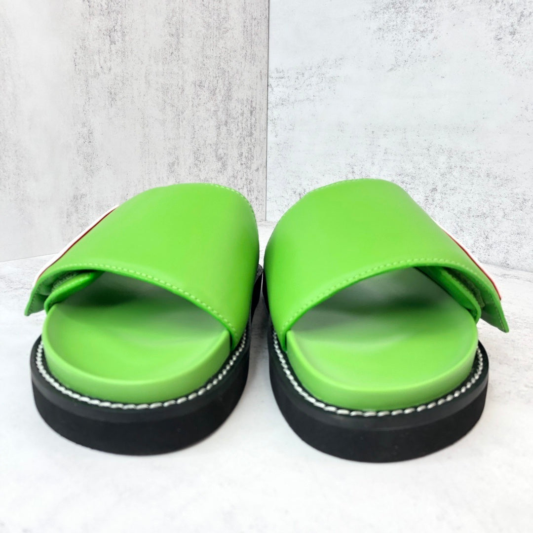 Louis Vuitton Slides "Green-Black-Red"