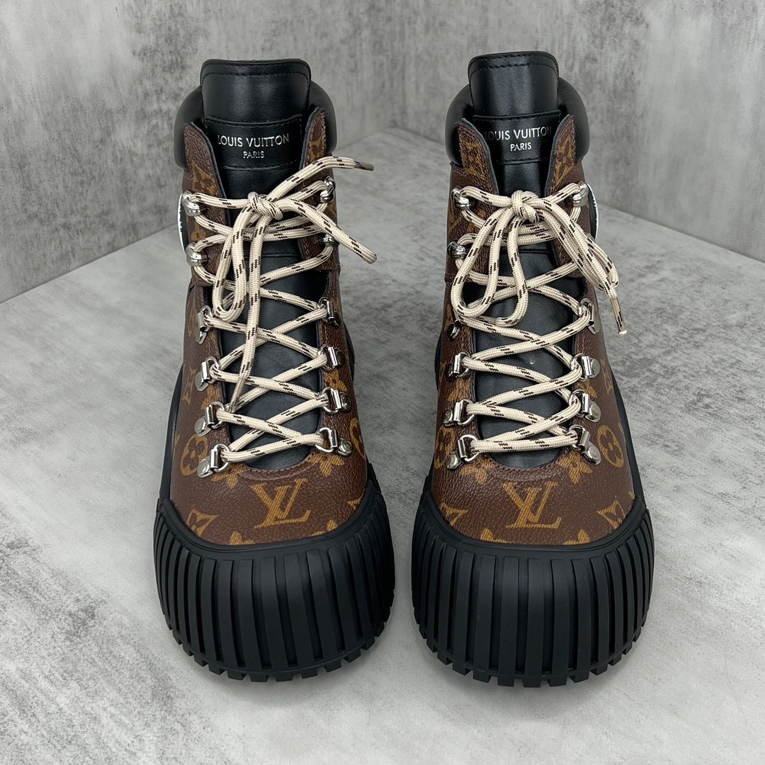 Louis Vuitton Ruby Flat Ranger Boots "Monogoram"