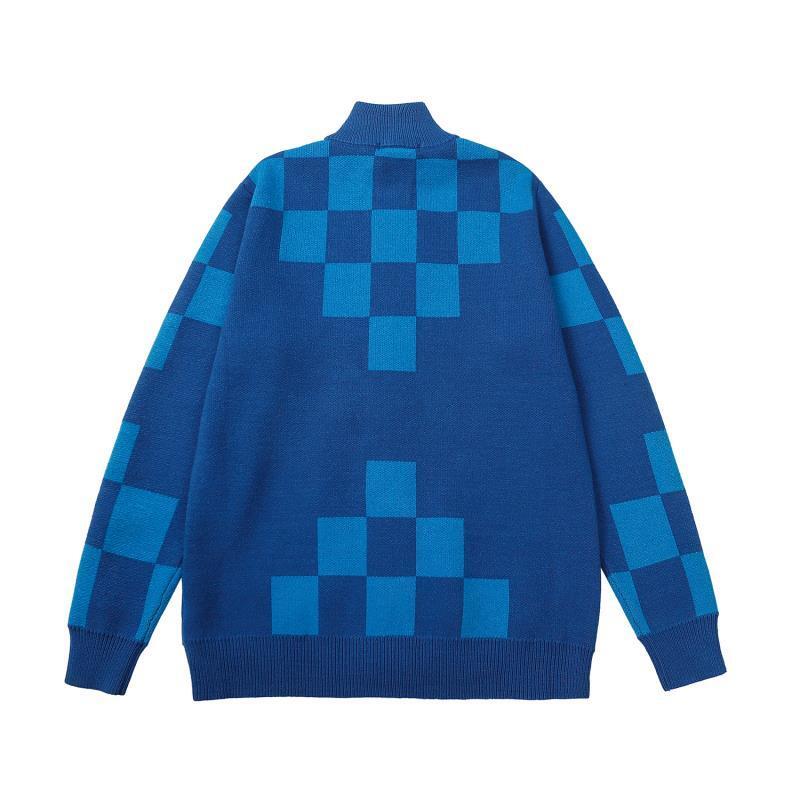 Louis Vuitton Zip-Up Sweater "Blue"