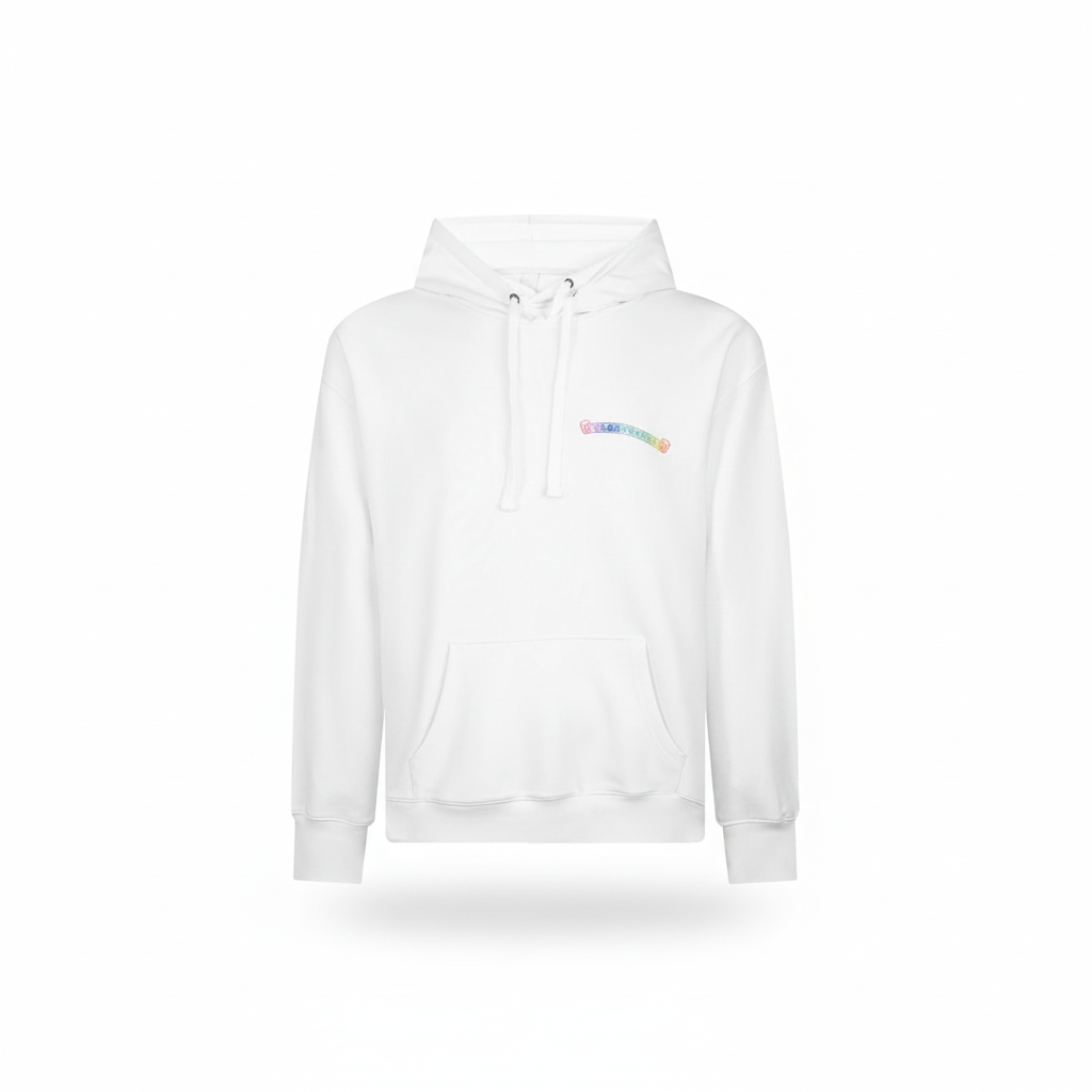 Chrome Hearts Peace N Love Hoodie "White-Multicolour"