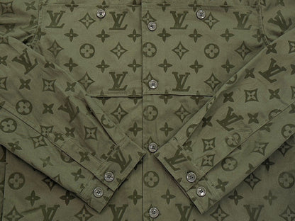 Louis Vuitton Monogram Shirt "Army Green"
