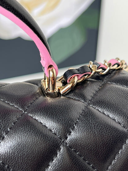 Chanel Large Flap Bag With Top Handle