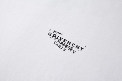 Givenchy T-shirt in Cotton with Givenchy Stamp Print "White"
