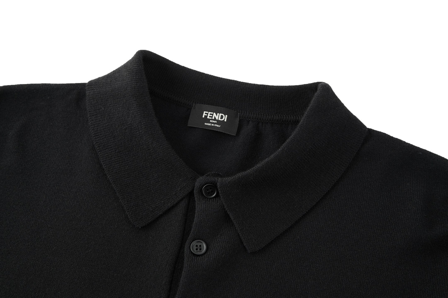 Fendi Polo Sweater "Black"