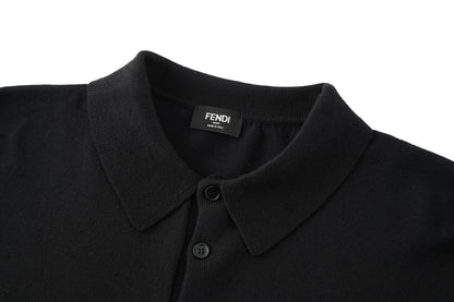 Fendi Polo Sweater "Black"