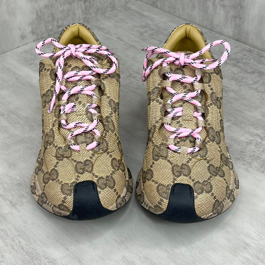 Gucci Run "Beige-Black Monogram"