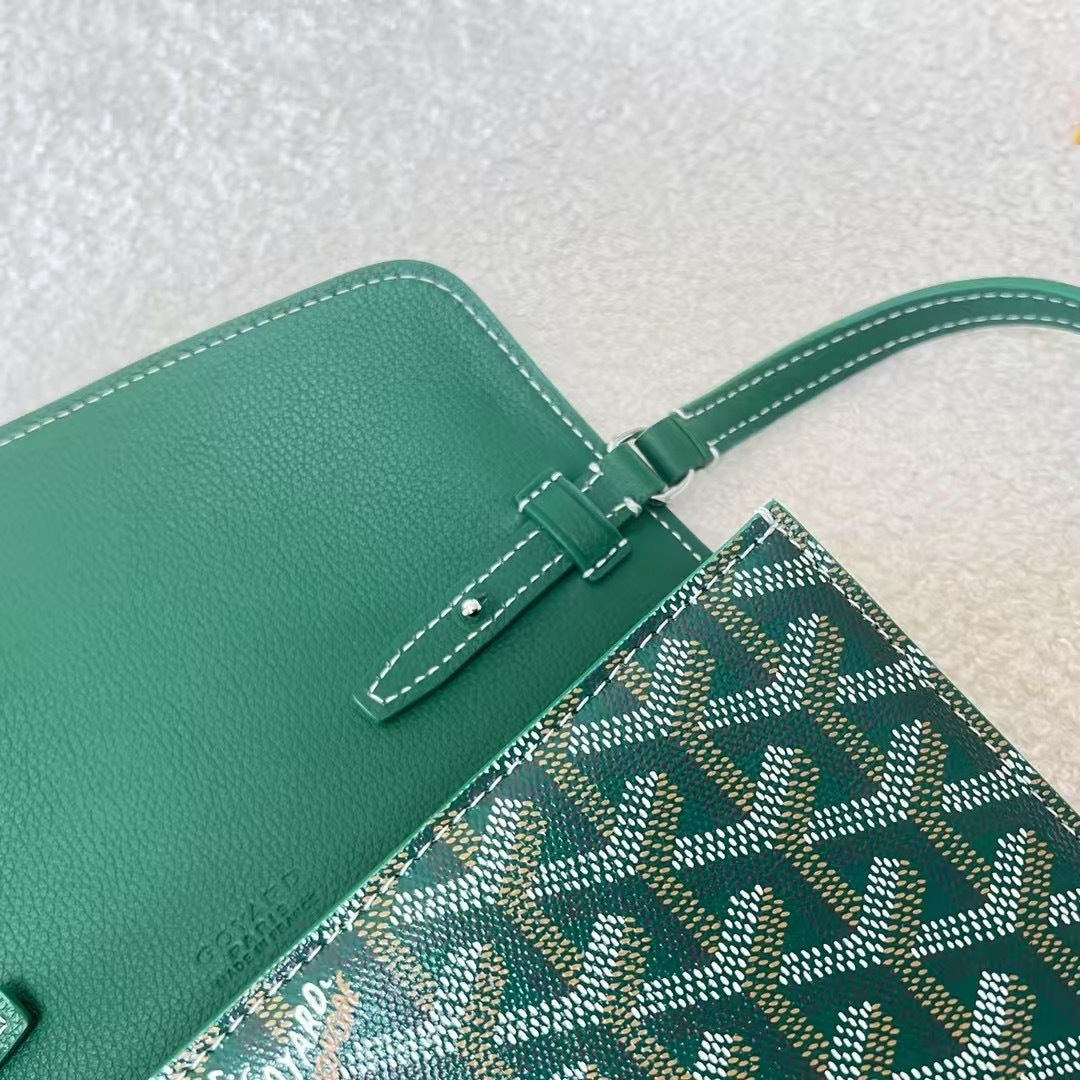 Goyard Goyardine Calfskin Chypre Wallet Pouch