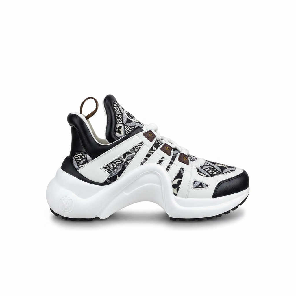 Louis Vuitton Arklight "White-Black Embroided"