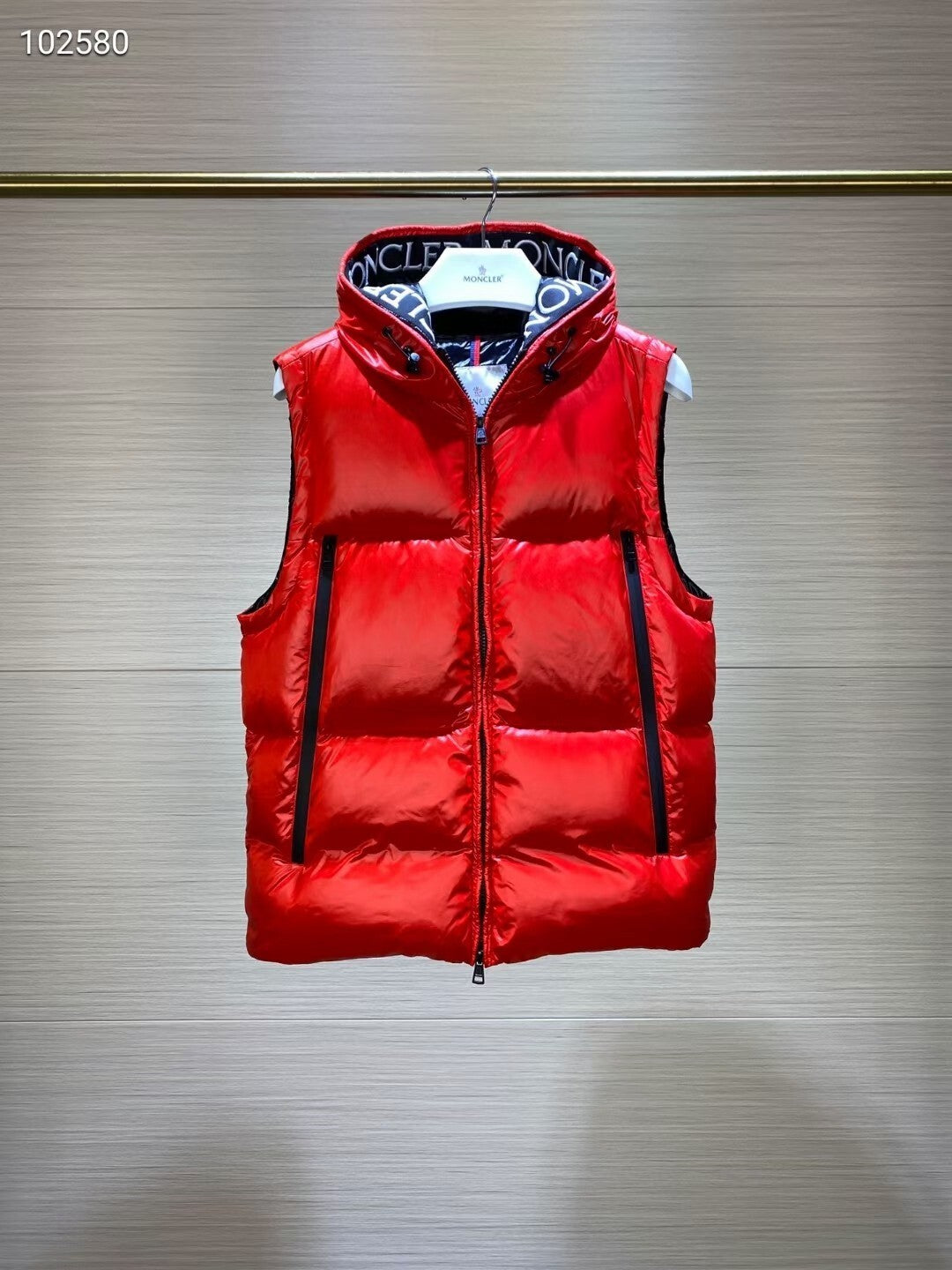 Moncler Agneaux Down Vest "Red"