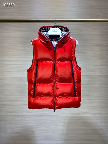 Moncler Agneaux Down Vest "Red"