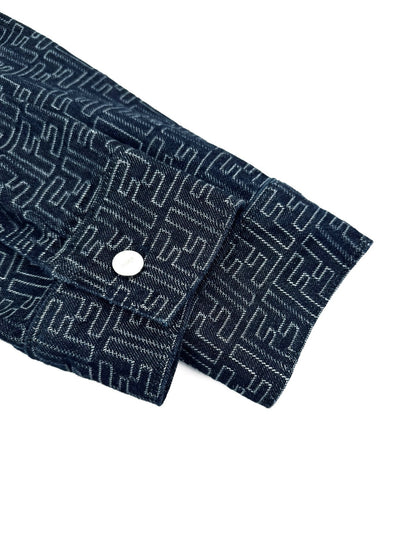 Fendi FF Jacquard Denim Jacket