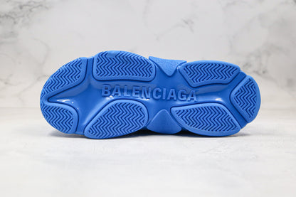 Balenciaga Triple S "Blue-All Over Logo"