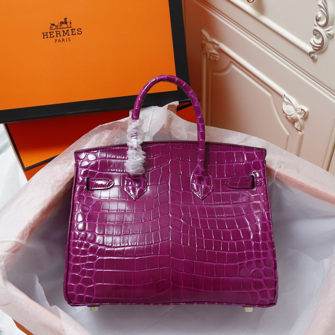 Hermès Crocodile Birking 35