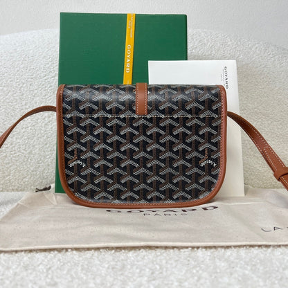 Goyard Belvedere PM Leather Handbag