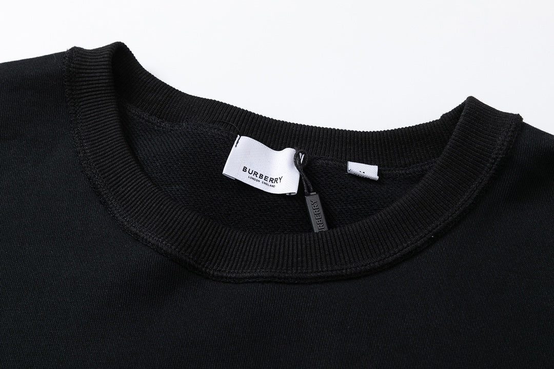 Burberry Logo Print Sweatshirt "Black"
