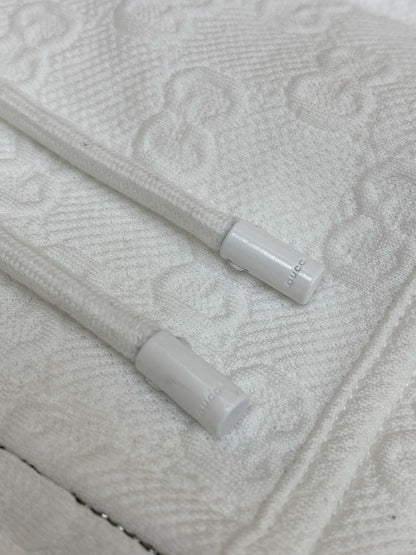 Gucci Embossed GG Technical Jersey Zip Jacket "White"