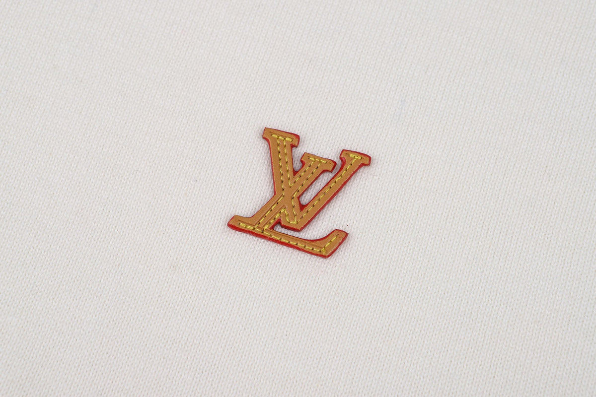 Louis Vuitton Short-Sleeved Crewneck With Signature "White"