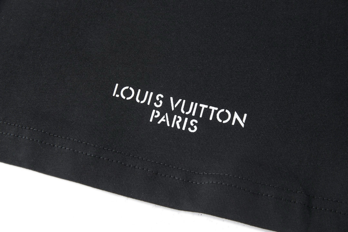 Louis Vuitton Printed Signature T-Shirt "Black"