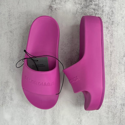 Balenciaga Chunky Slides "Magenta"