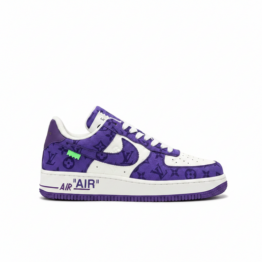 Louis Vuitton x Nike Air Force 1 "Purple-White"