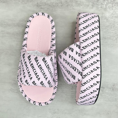 Balenciaga Slides "Pink-Black"