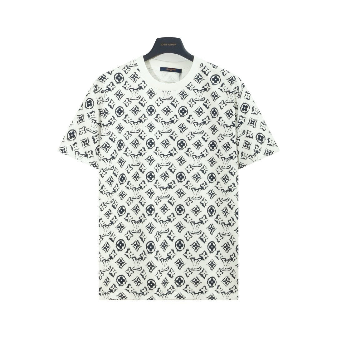 Louis Vuitton Monogram T-Shirt "White-Black"