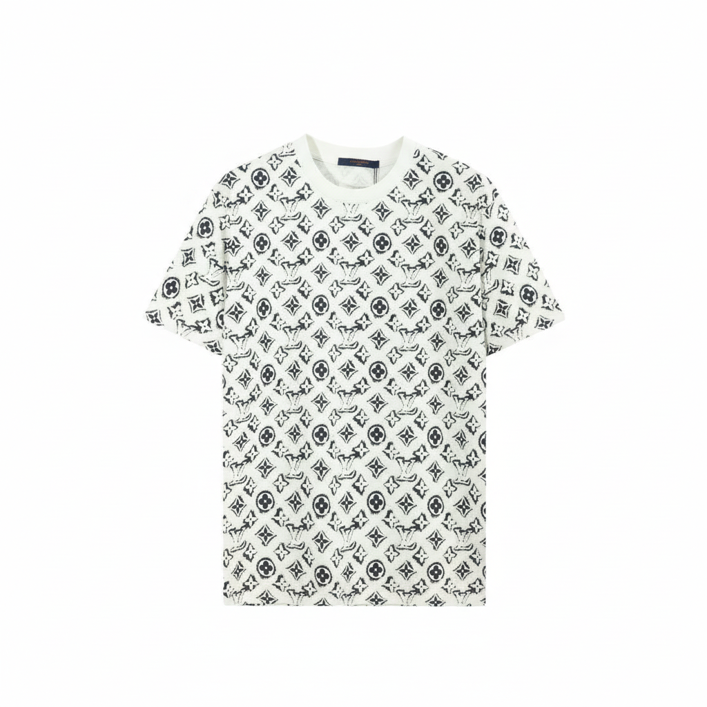 Louis Vuitton Monogram T-Shirt "White-Black"