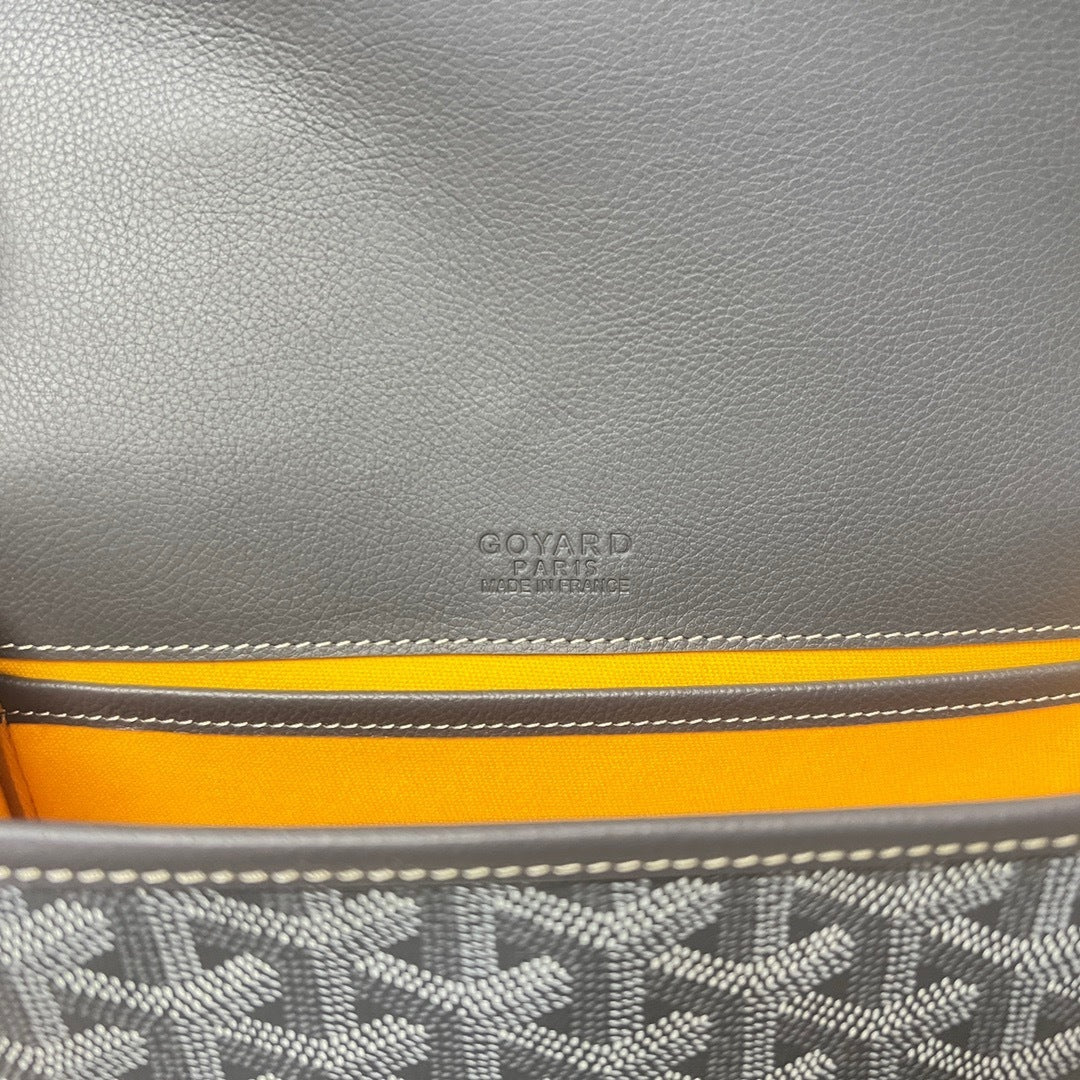 Goyard Belvedere PM Leather Handbag