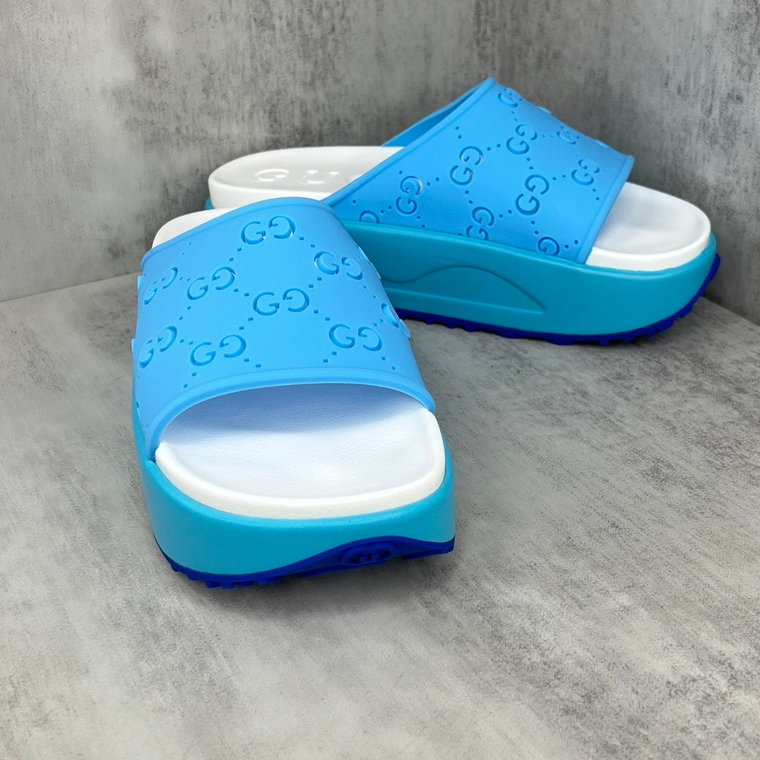 Gucci Slides "Blue-White"
