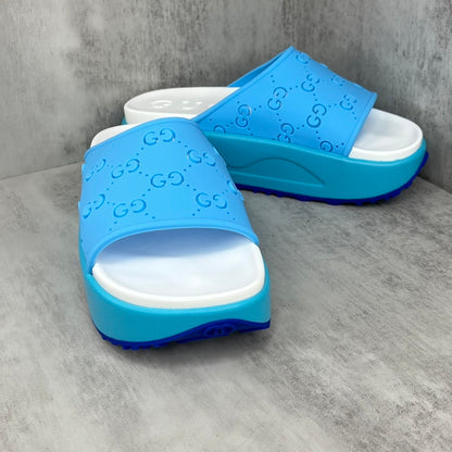 Gucci Slides "Blue-White"