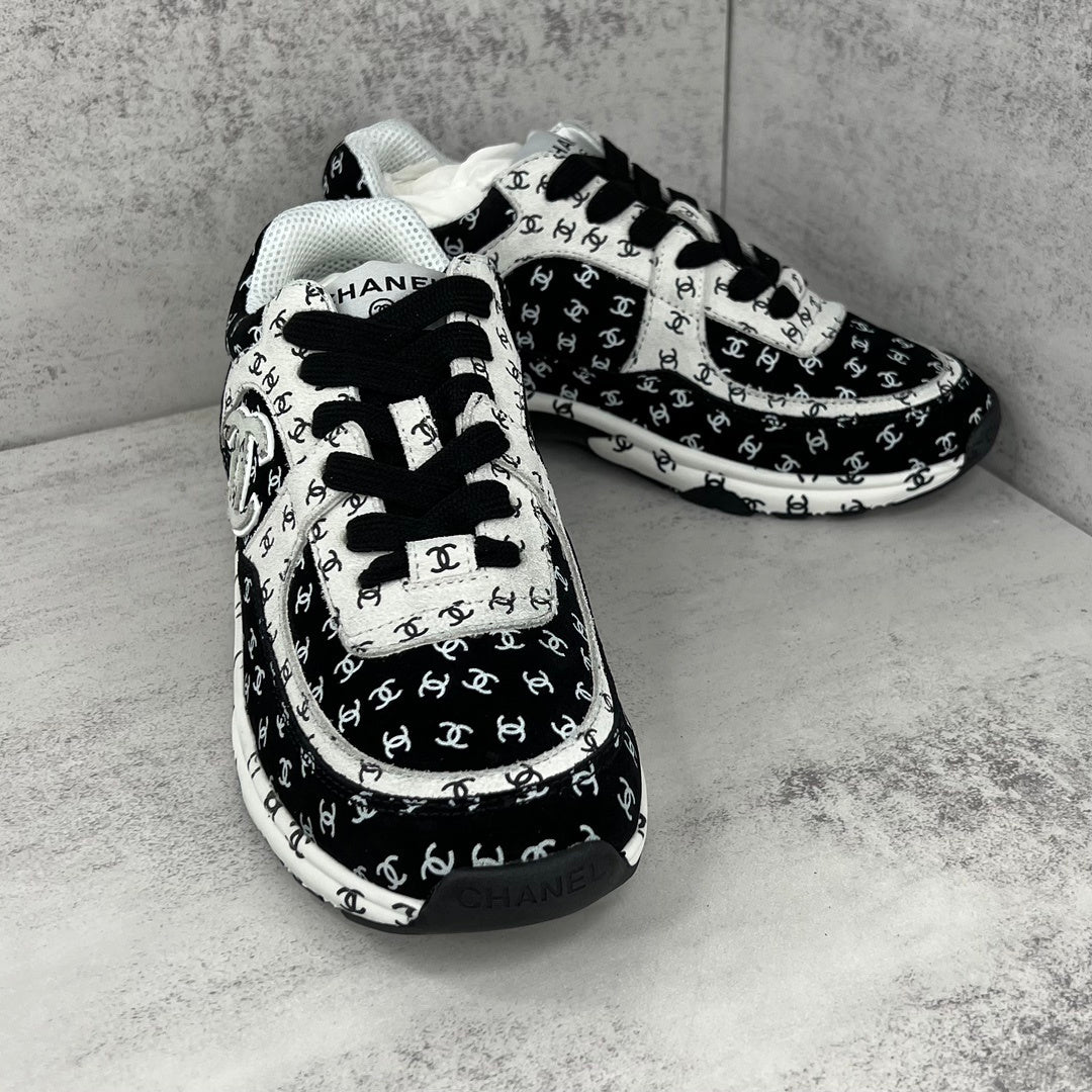Chanel 22A "Black-White All Over Logo"
