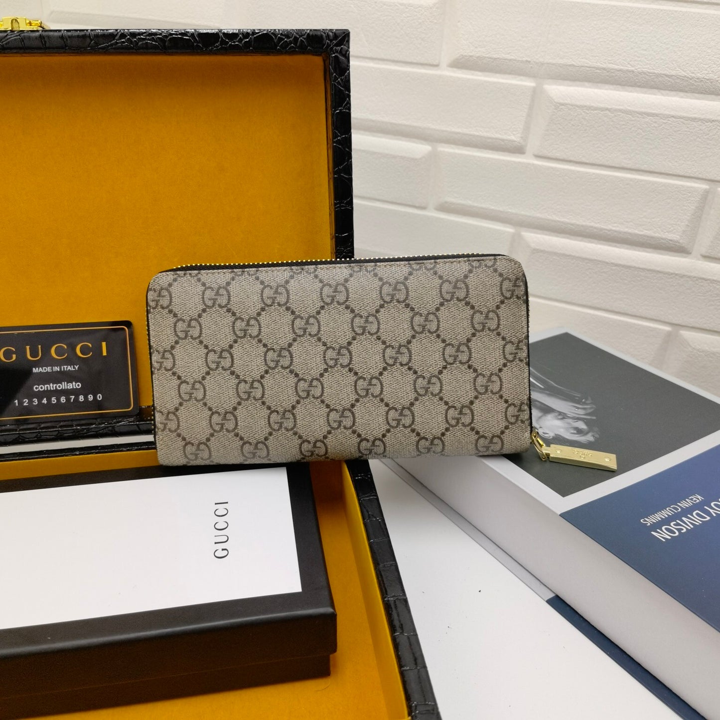 Gucci Ophidia Zip Around Wallet