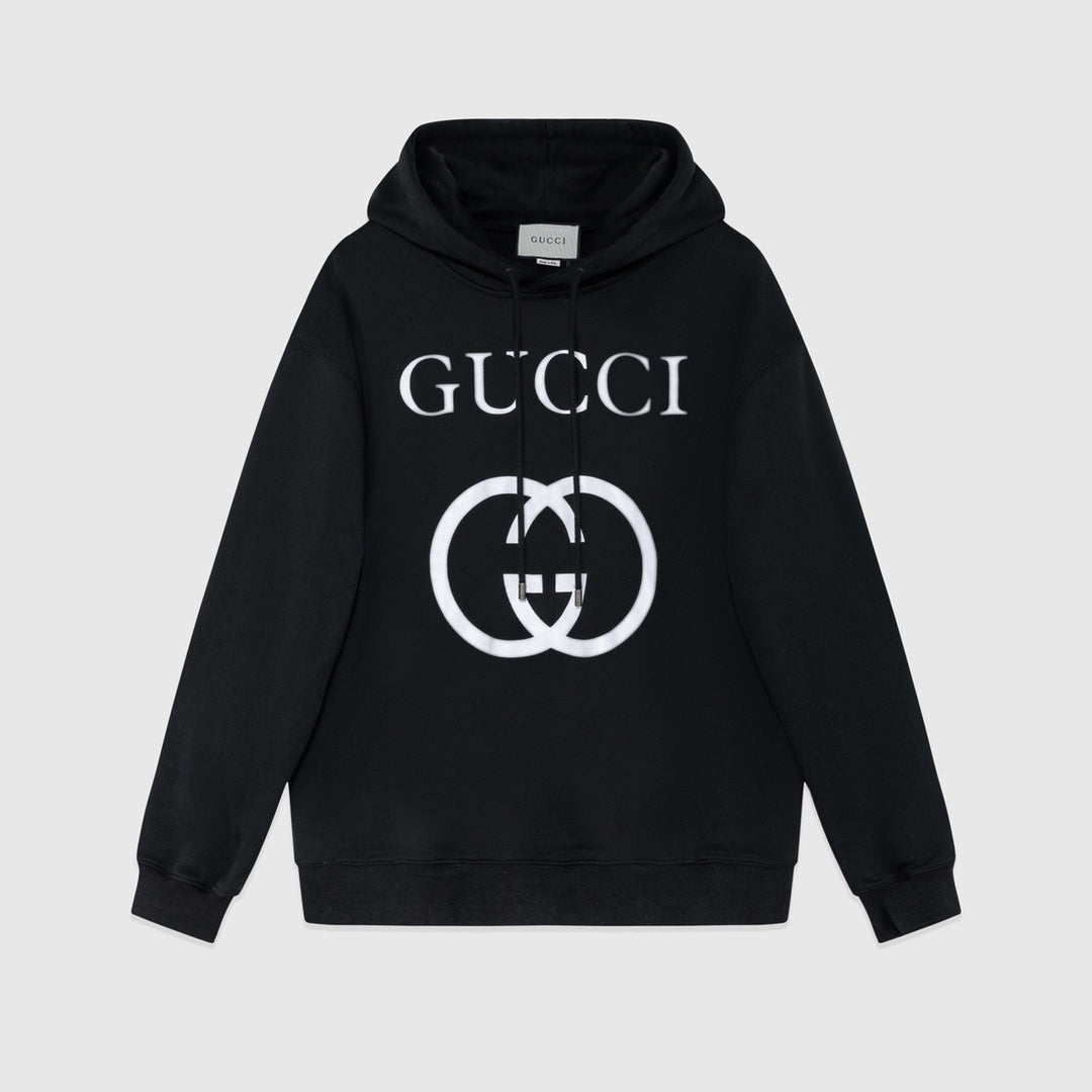 Gucci Interlocking G Hoodie "Black"