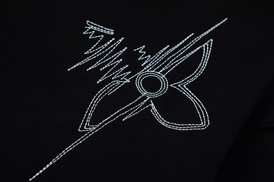 Louis Vuitton Frequency Stitch Sweatshirt "Black"