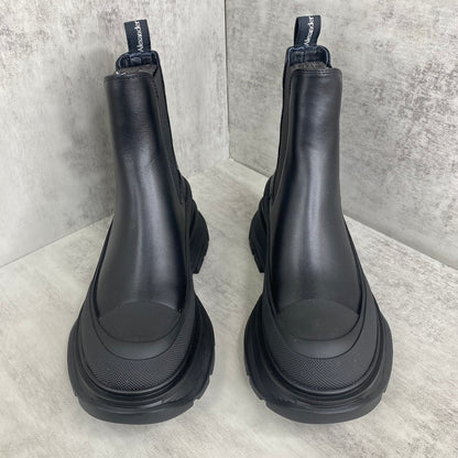 Alexander McQueen Tread Slick Chelsea Boots "Black"