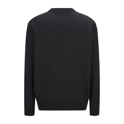 Gucci Knit Wool Sweater with Embroidery "Black"